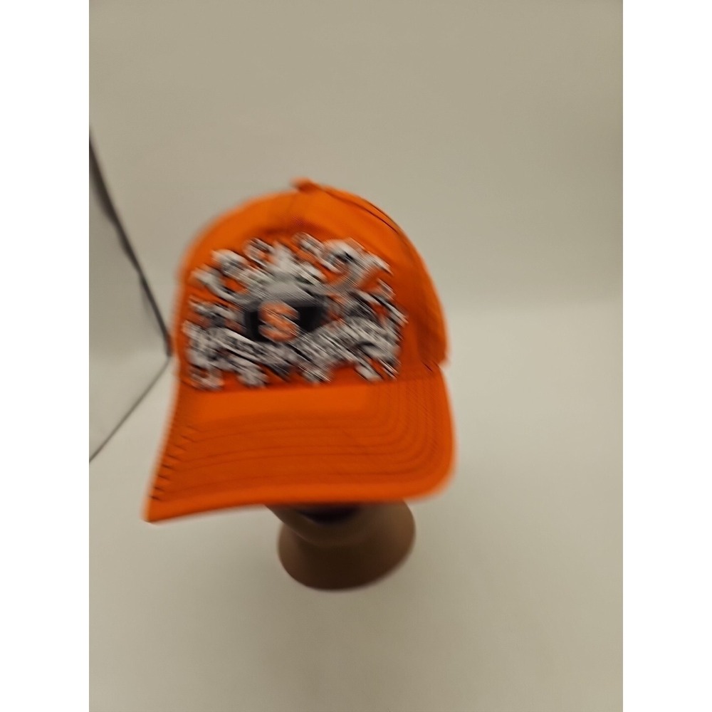 NCAA Classic Syracuse University Orange Embroidered Adjustable Buckle Strap Hat